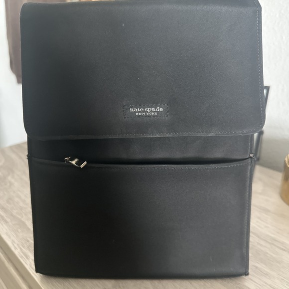 Vintage Kate Spade Black Nylon Backpack - Picture 4 of 9